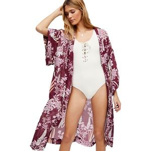 Free people “if you say so” kimono